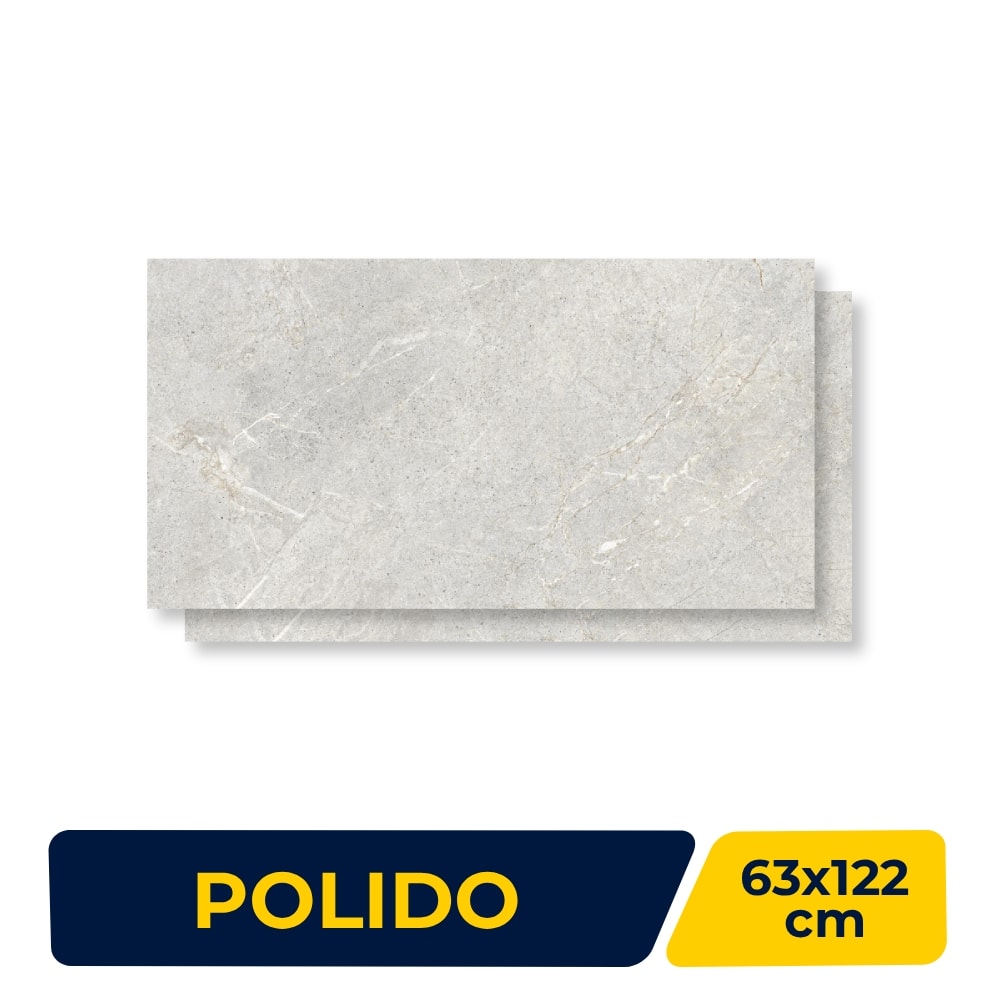 Piso Cerâmico Polido Embramaco 63x122cm Supra Tiffany Lux Retificado - P63545