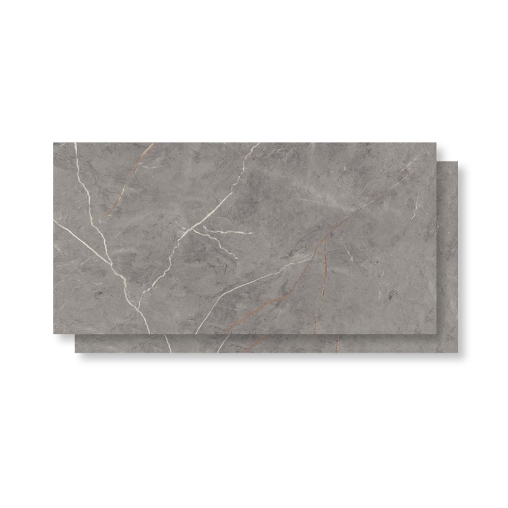 Piso Cerâmico Polido Incopisos 56x113cm Sevilha Gray Retificado - 313003