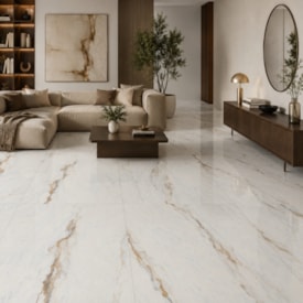 Piso Cerâmico Polido Karina 60x120cm Macchia Oro Retificado - 68017