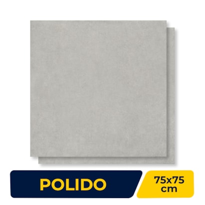 Piso Cerâmico Polido Karina 75x75cm Sensi Soft Retificado - 75038