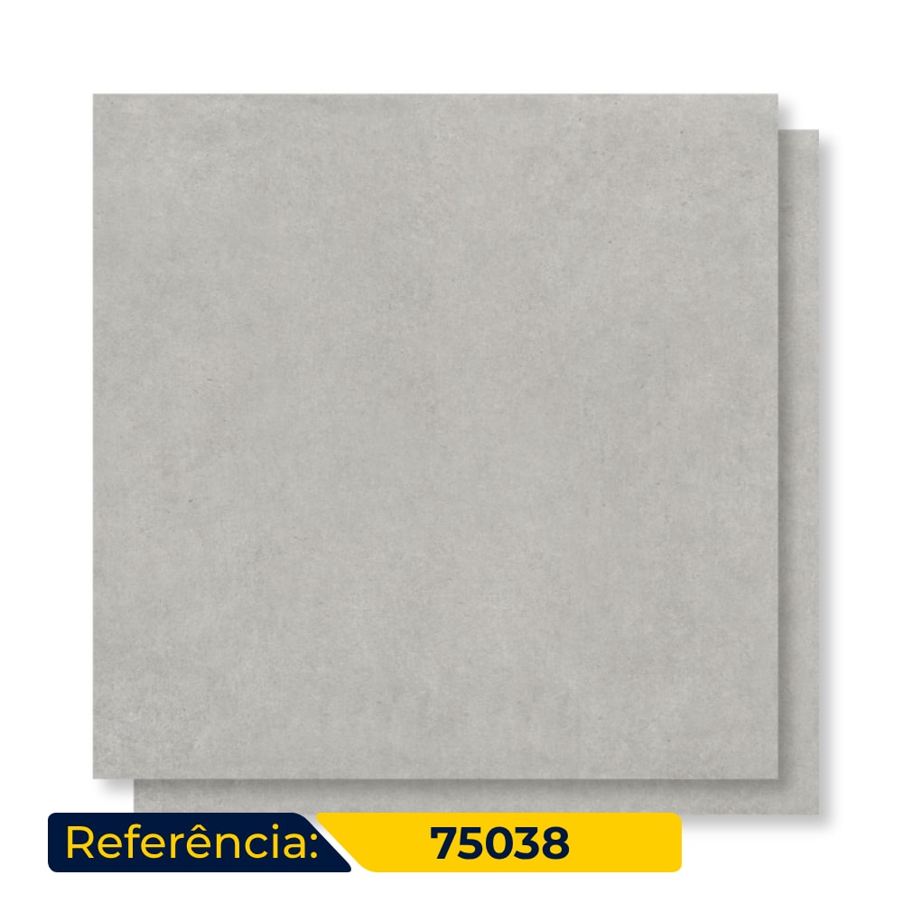 Piso Cerâmico Polido Karina 75x75cm Sensi Soft Retificado - 75038