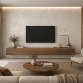 Piso Cerâmico Polido Lume 45x89cm Artemis White Retificado