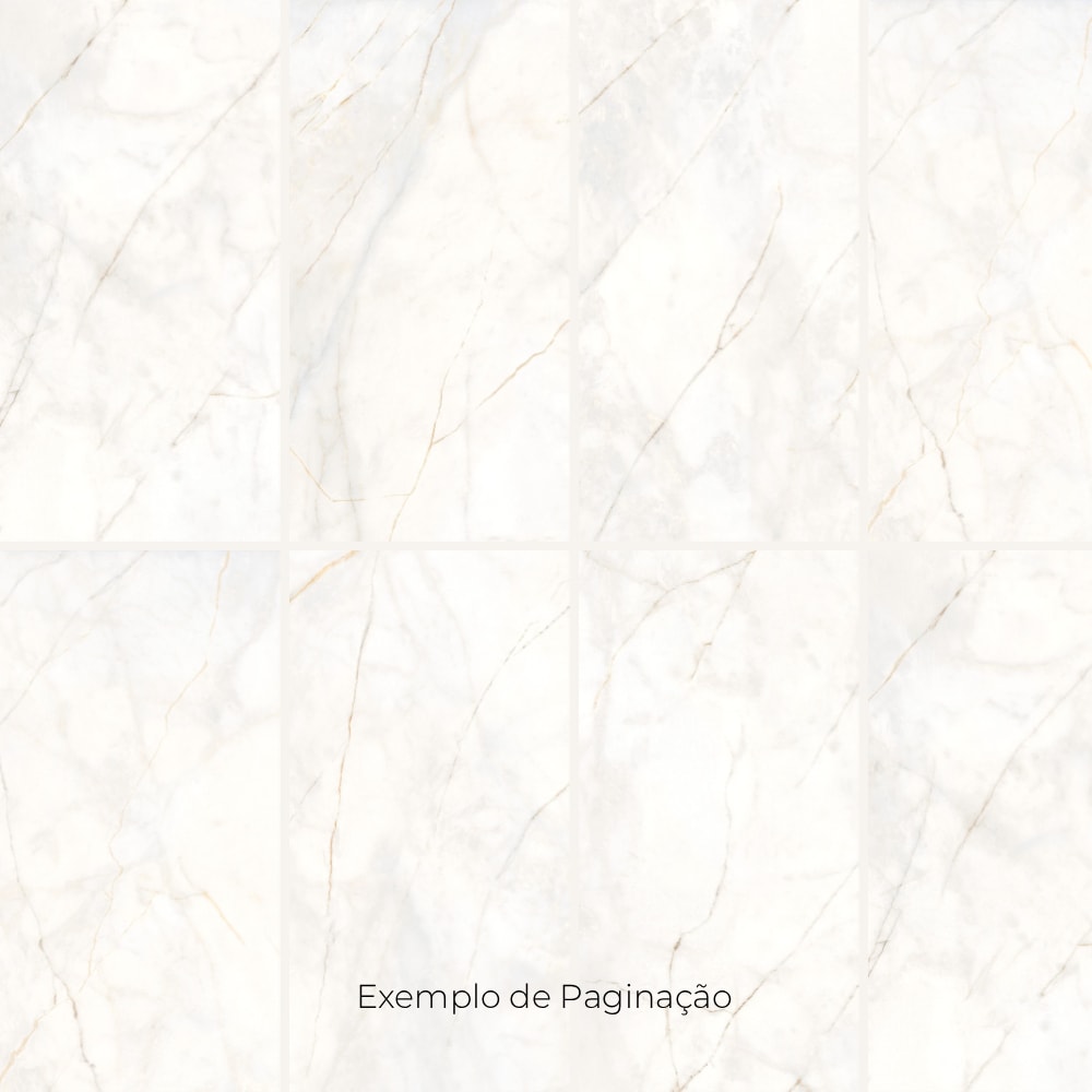 Piso Cerâmico Polido Lume 45x89cm Artemis White Retificado