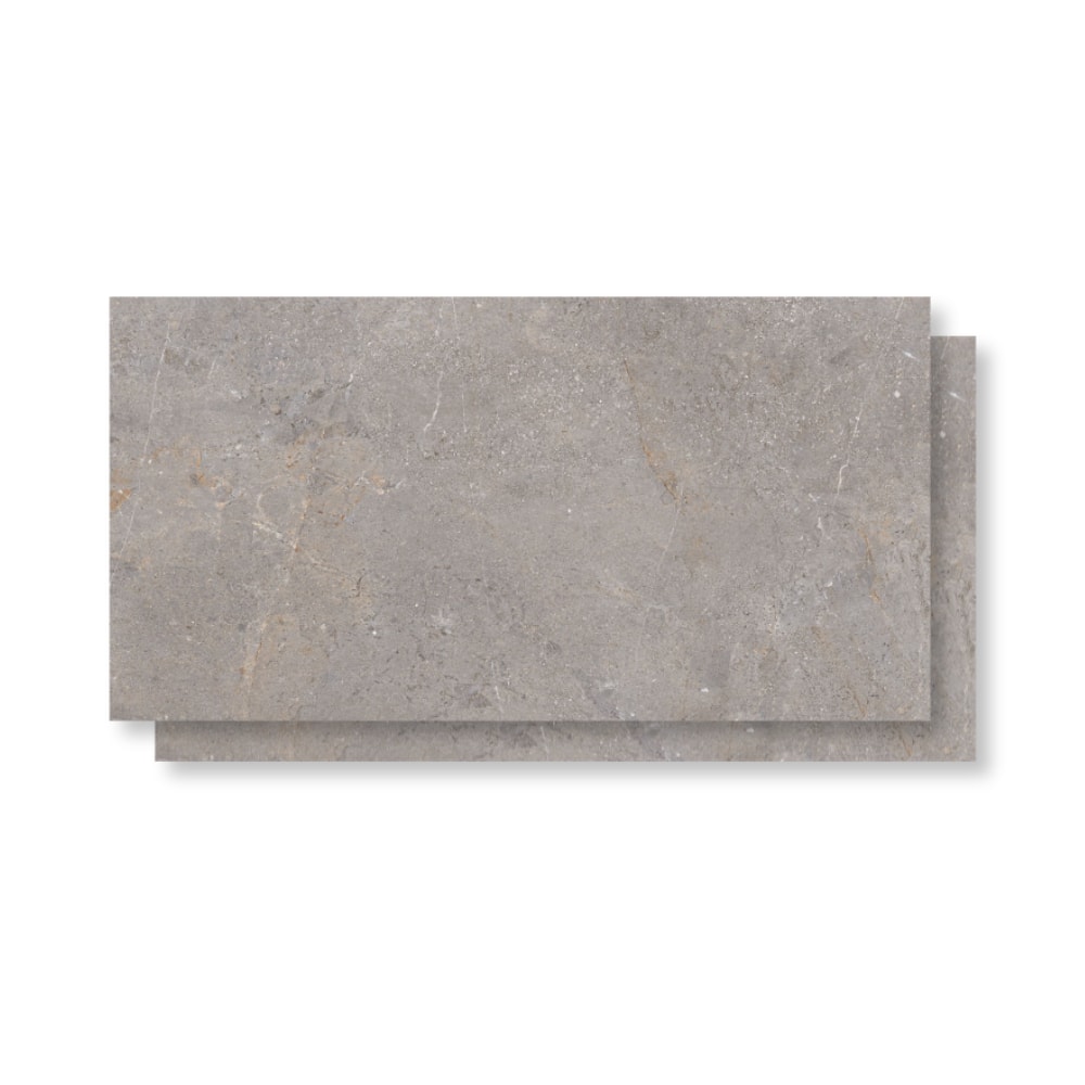 Piso Cerâmico Polido Lume 45x89cm Tokio Gris Retificado