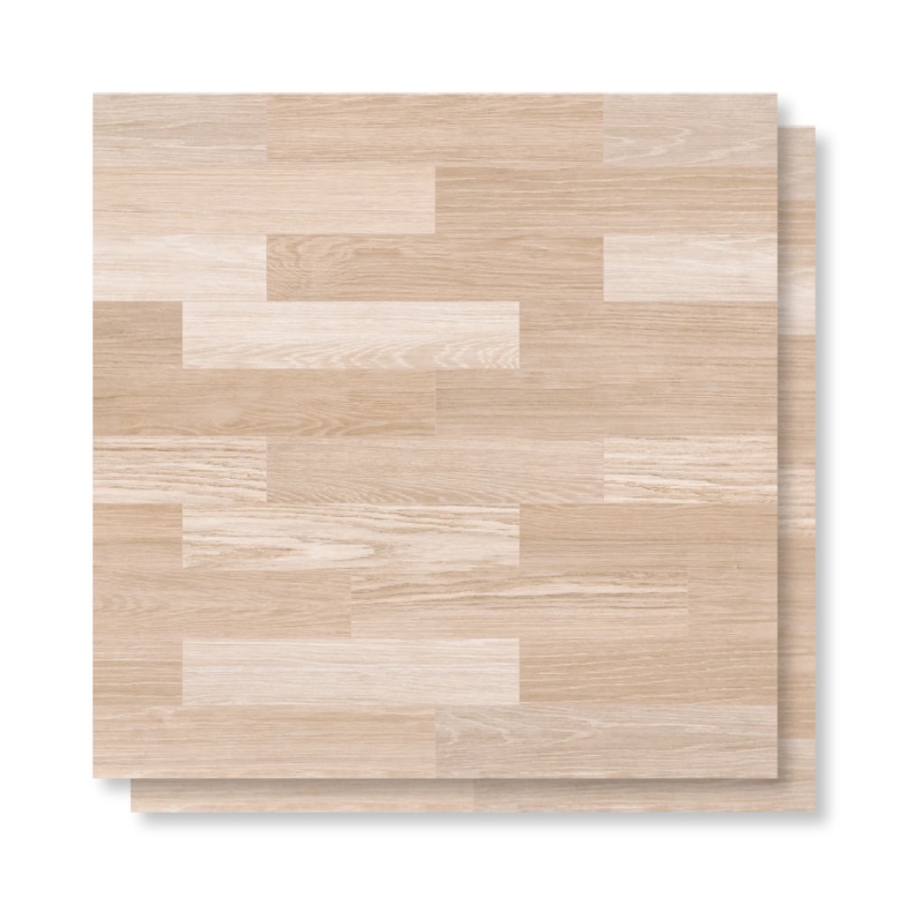 Piso Cerâmico Polido Lume 60x60cm Parquet Almond Retificado