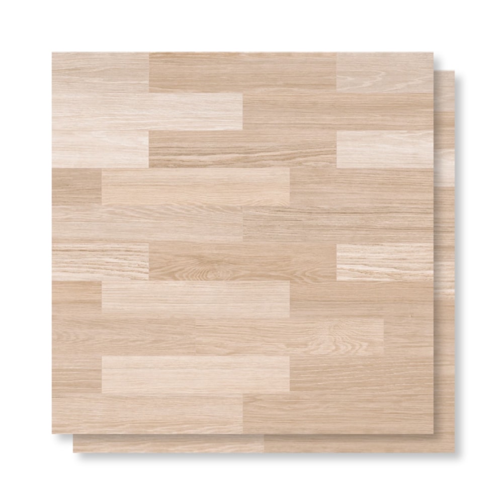 Piso Cerâmico Polido Lume 60x60cm Parquet Almond Retificado