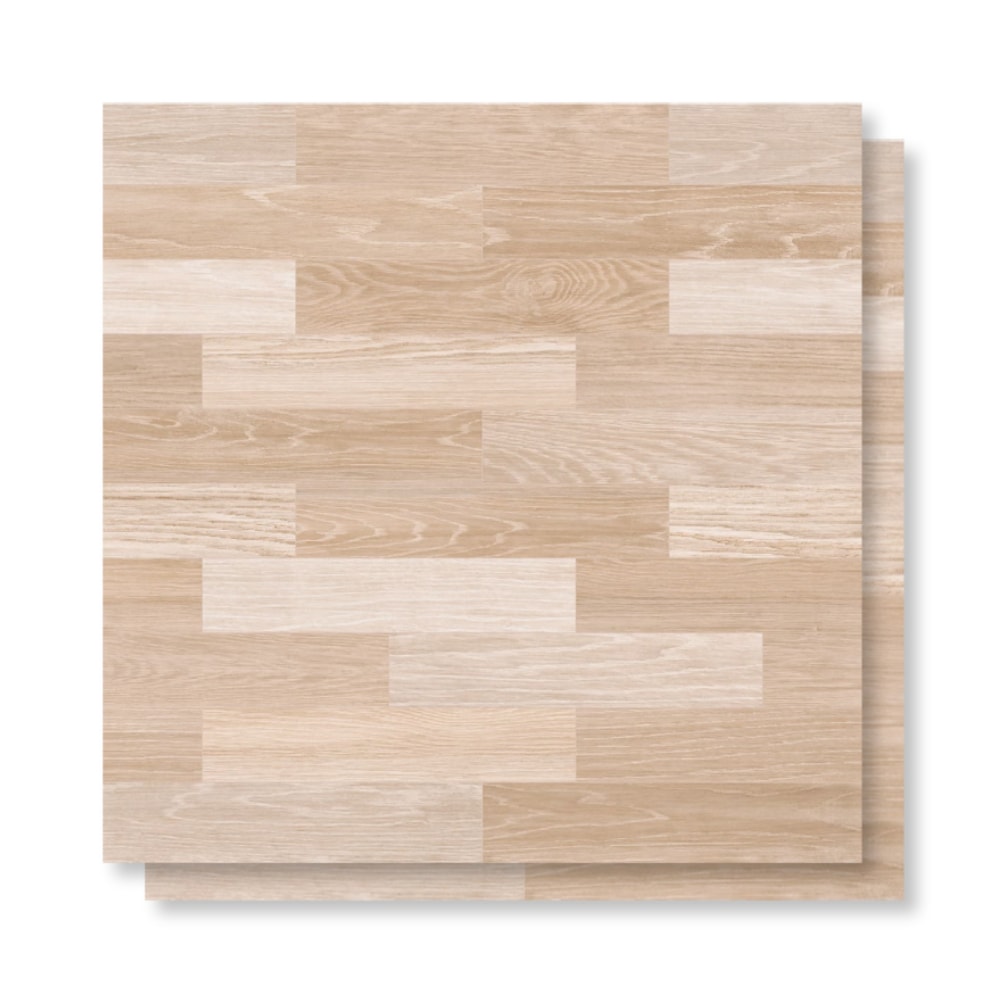 Piso Cerâmico Polido Lume 60x60cm Parquet Almond Retificado