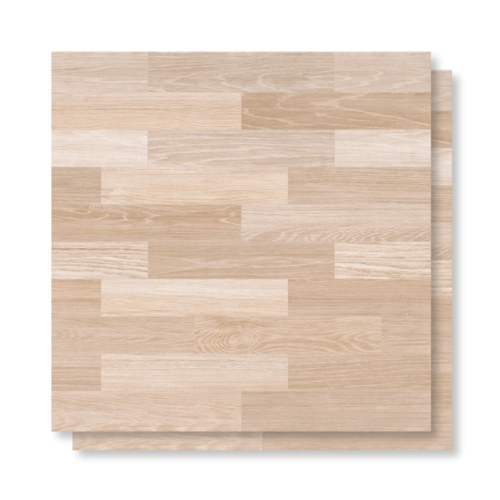 Piso Cerâmico Polido Lume 60x60cm Parquet Almond Retificado