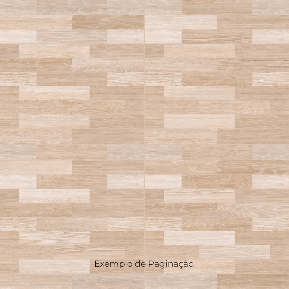 Piso Cerâmico Polido Lume 60x60cm Parquet Almond Retificado