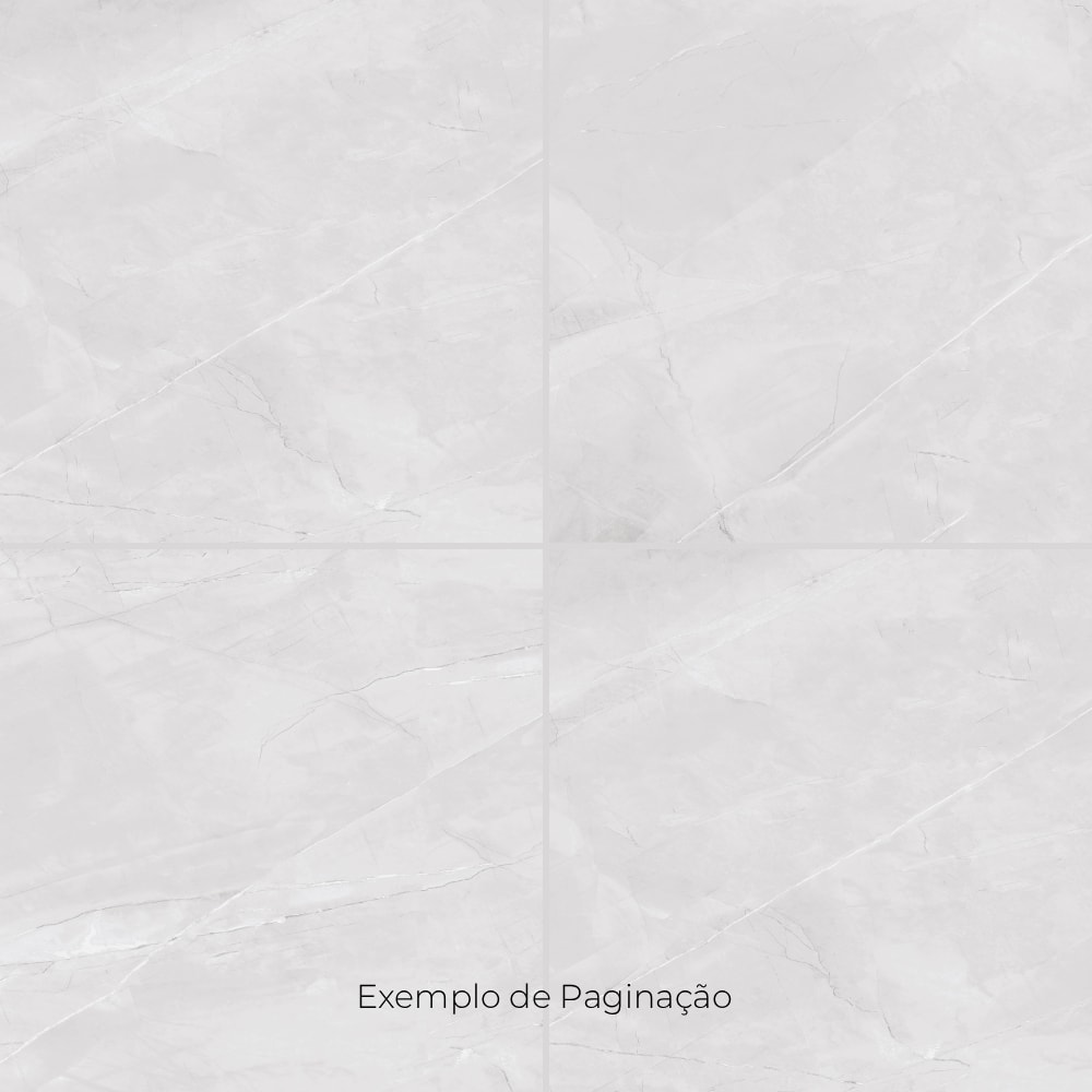 Piso Cerâmico Polido Lume 75x75cm Allure Gris Retificado