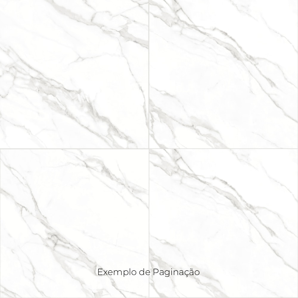 Piso Ceramico Polido Lume 75x75cm Calacata Light Retificado