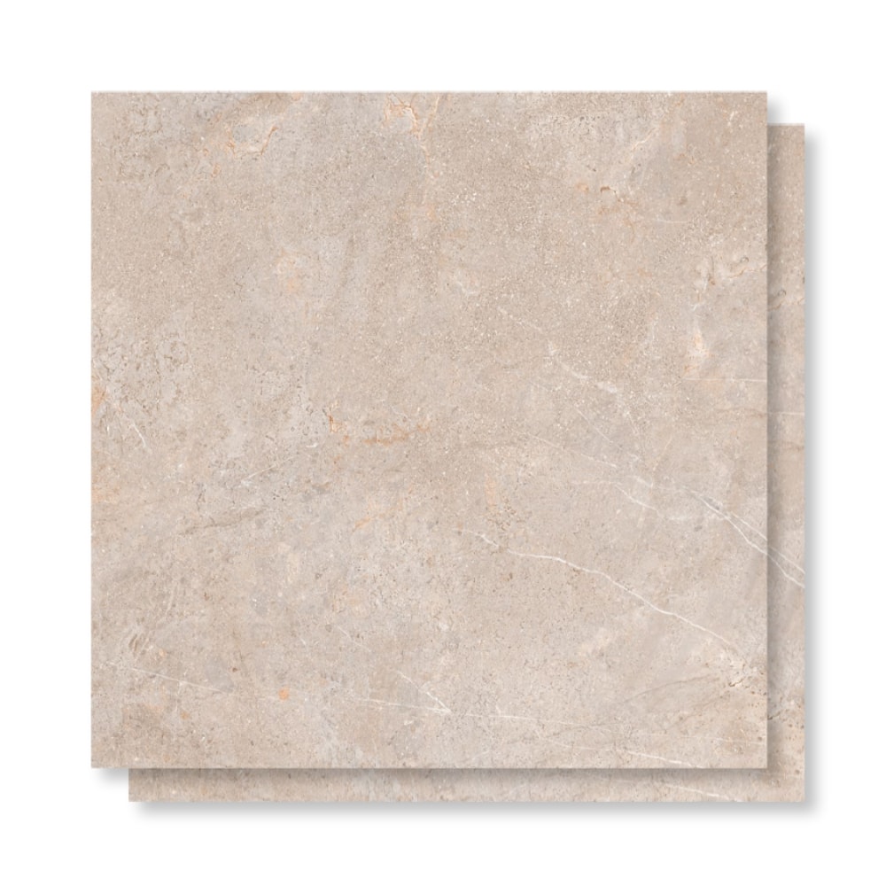 Piso Cerâmico Polido Lume 75x75cm Tokio Bege Retificado