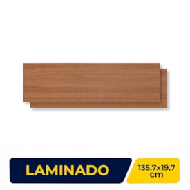 Piso Laminado 135,7x19,7cm Caixa 2,14m² Eucafloor Prime Nogueira Natural - 07951312