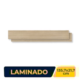 Piso Laminado 135,7x21,7cm Caixa 2,36m² Eucafloor Prime Click Carvalho Maiorca - 07951425
