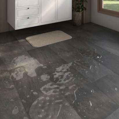 Piso Vinílico 18,9x112,9cm Caixa 3,71m² Porto Design Impression Basalt