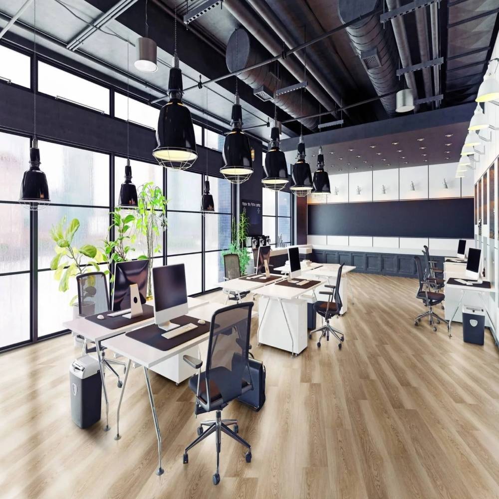 Piso Vinílico 20,8x123cm Caixa 4,09m² Tarkett Essence Malva - 24167711