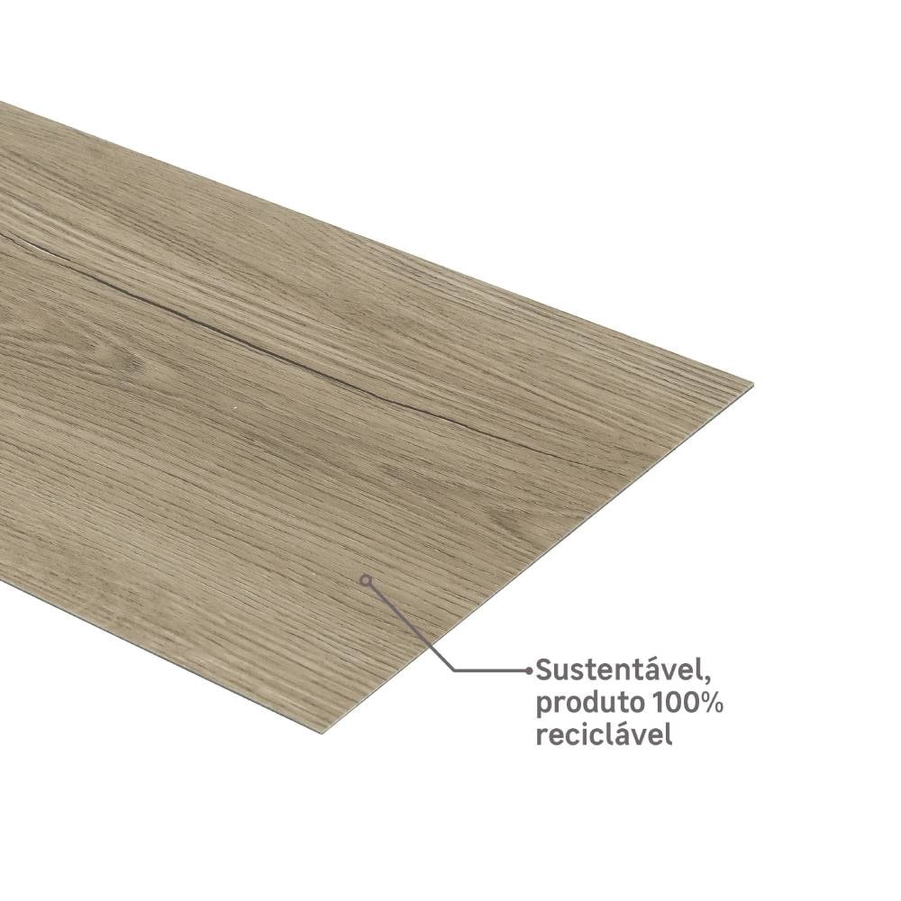 Piso Vinílico 23,8x122,9cm Caixa 4,68m² Eucafloor Basic Seatle - 07953604