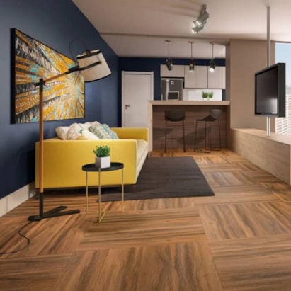 Piso Vinílico 23,8x122,9cm Caixa 4,68m² Eucafloor Tucson - 7953609