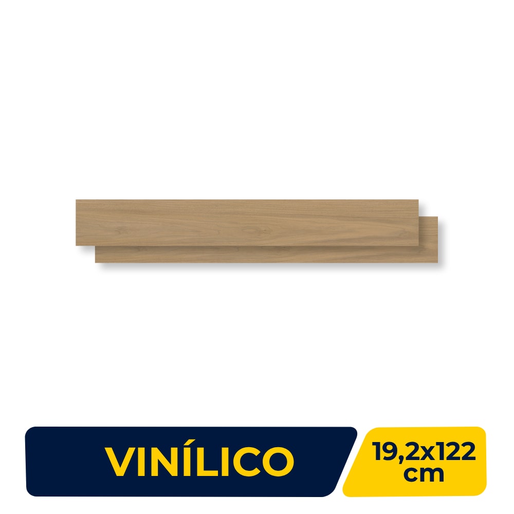 Piso Vinílico Villagres 19,2x122cm Lille Carvalho - LVT19220006