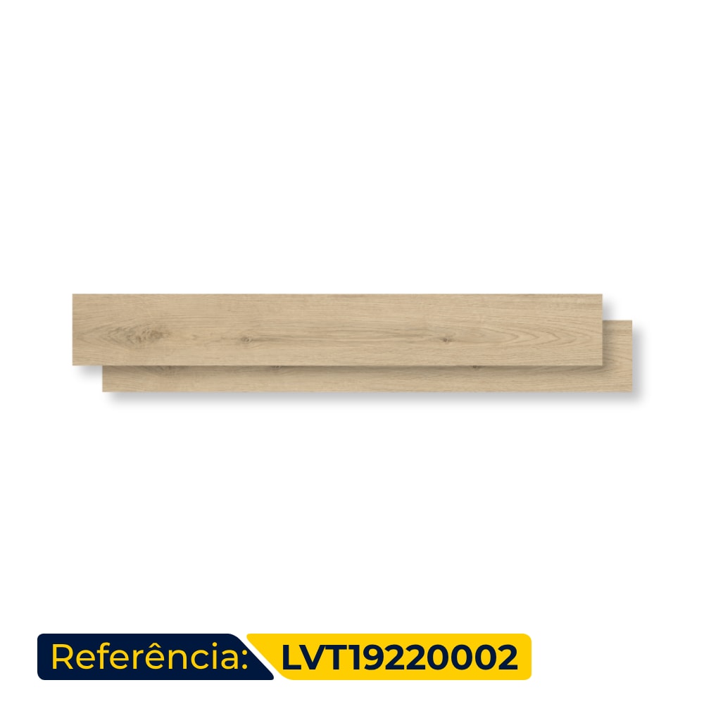 Piso Vinílico Villagres 19,2x122cm Provence Amendoa - LVT19220002