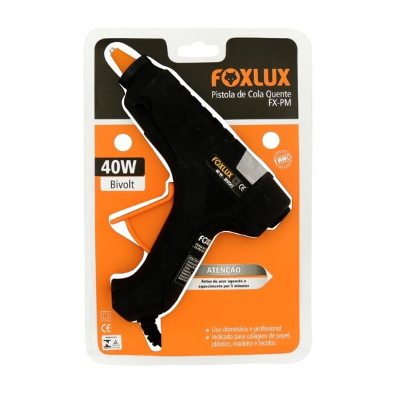 Pistola de Cola Bastão à Quente 40w Bivolt Foxlux - 26.02