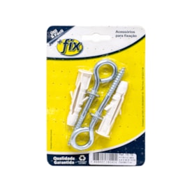 Pitao +Fix Zinco com Aba 4.9x90 Bucha Nº10 2Peças - R.16 TB