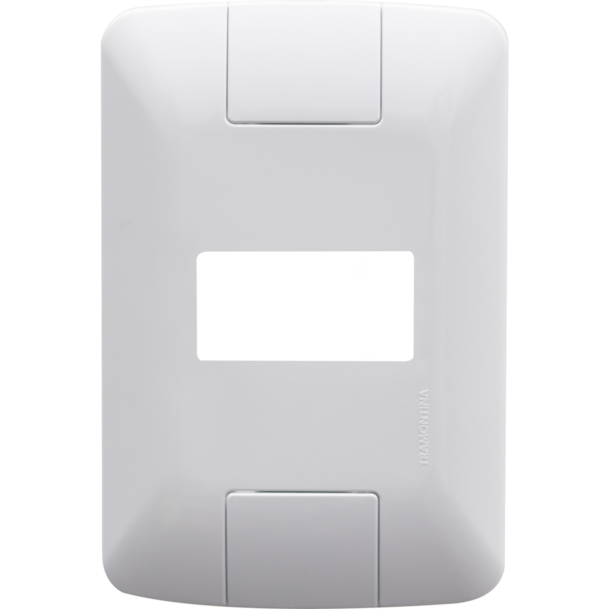 Placa 1 Posto Horizontal 4x2 Tramontina Aria Branca - 57203004