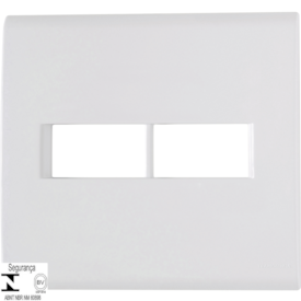 Placa 2 Postos 4x4 Tramontina Liz Branca