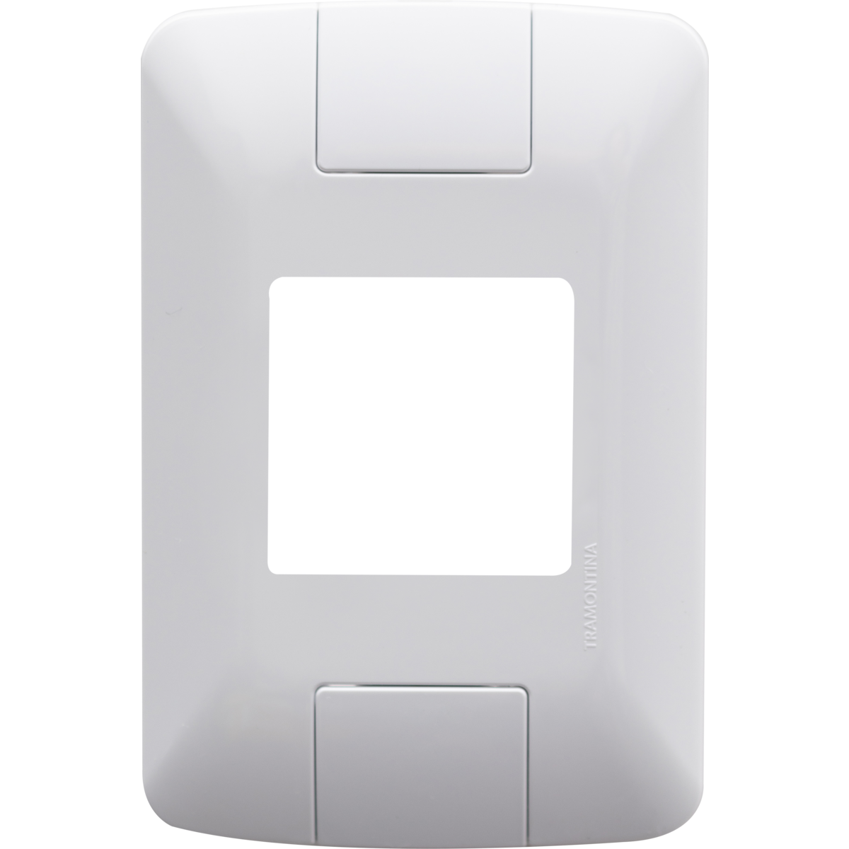 Placa 2 Postos Juntos 4x2 Tramontina Aria Branca - 57203005