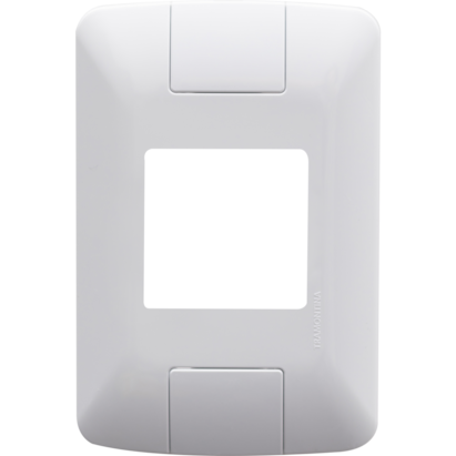 Placa 2 Postos Juntos 4x2 Tramontina Aria Branca - 57203005