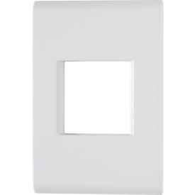 Placa 2 Postos Juntos 4x2 Tramontina Liz Branca - 57170002