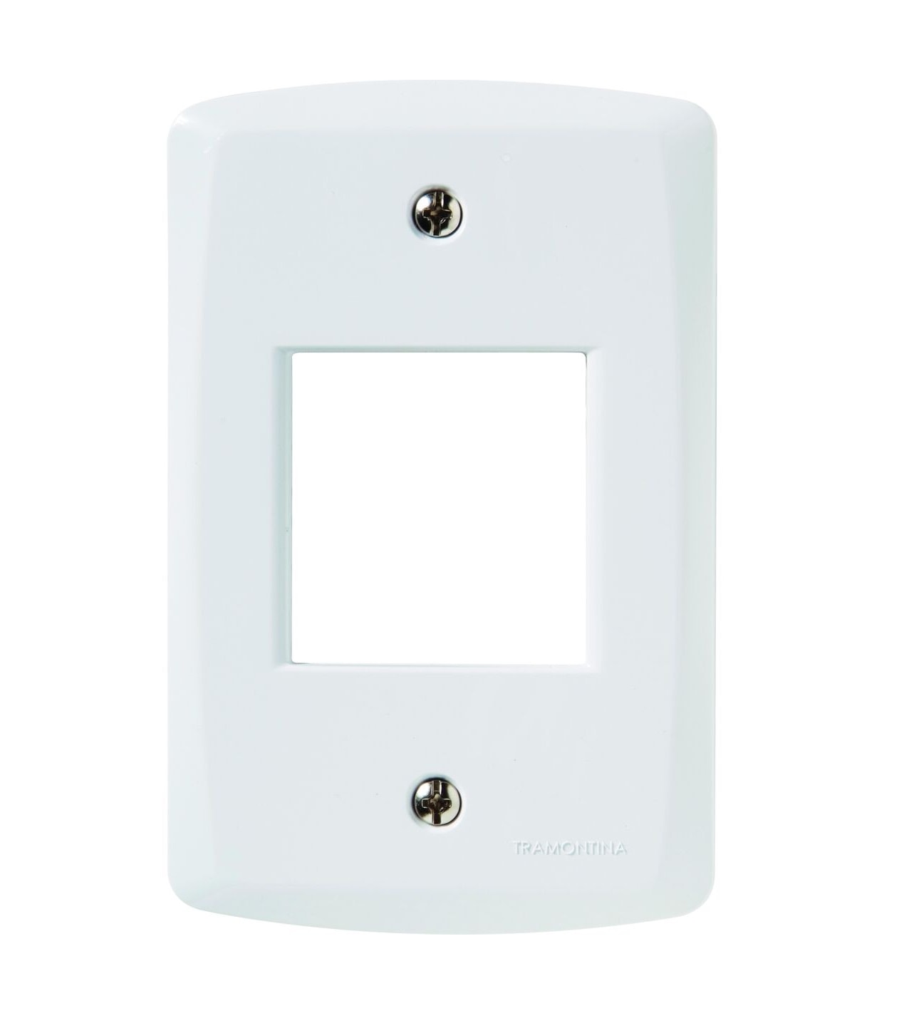 Placa 2 Postos Juntos 4x2 Tramontina Lux Branca - 57105005