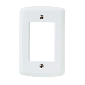 Placa 3 Postos 4x2 Tramontina Lux Branca - 57105007