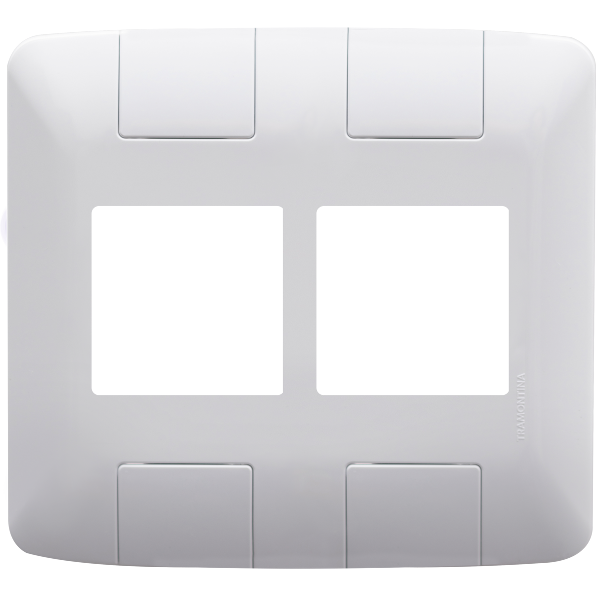 Placa 4 Postos 4x4 Tramontina Aria Branca - 57203026