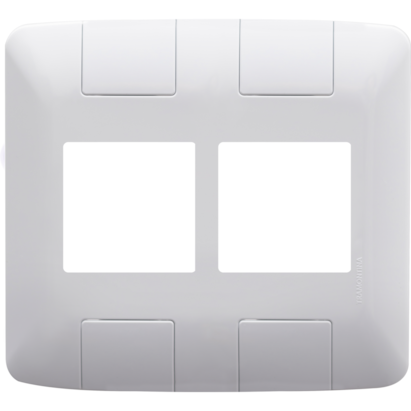 Placa 4 Postos 4x4 Tramontina Aria Branca - 57203026