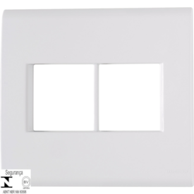 Placa 4 Postos 4x4 Tramontina Liz Branca