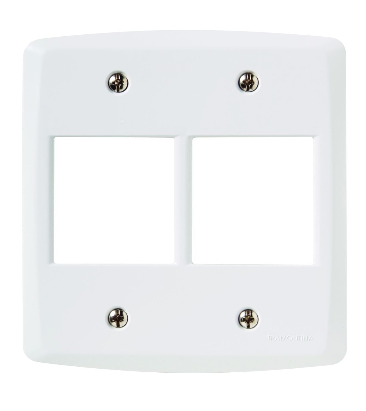 Placa 4 Postos 4x4 Tramontina Lux Branca - 57105026