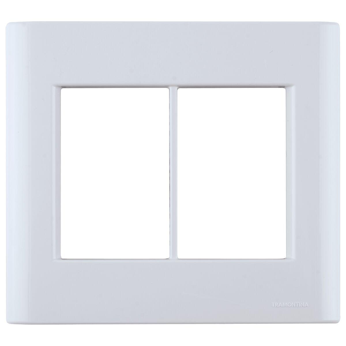 Placa 6 Postos 4x4 Tramontina Giz Branca - 57200071