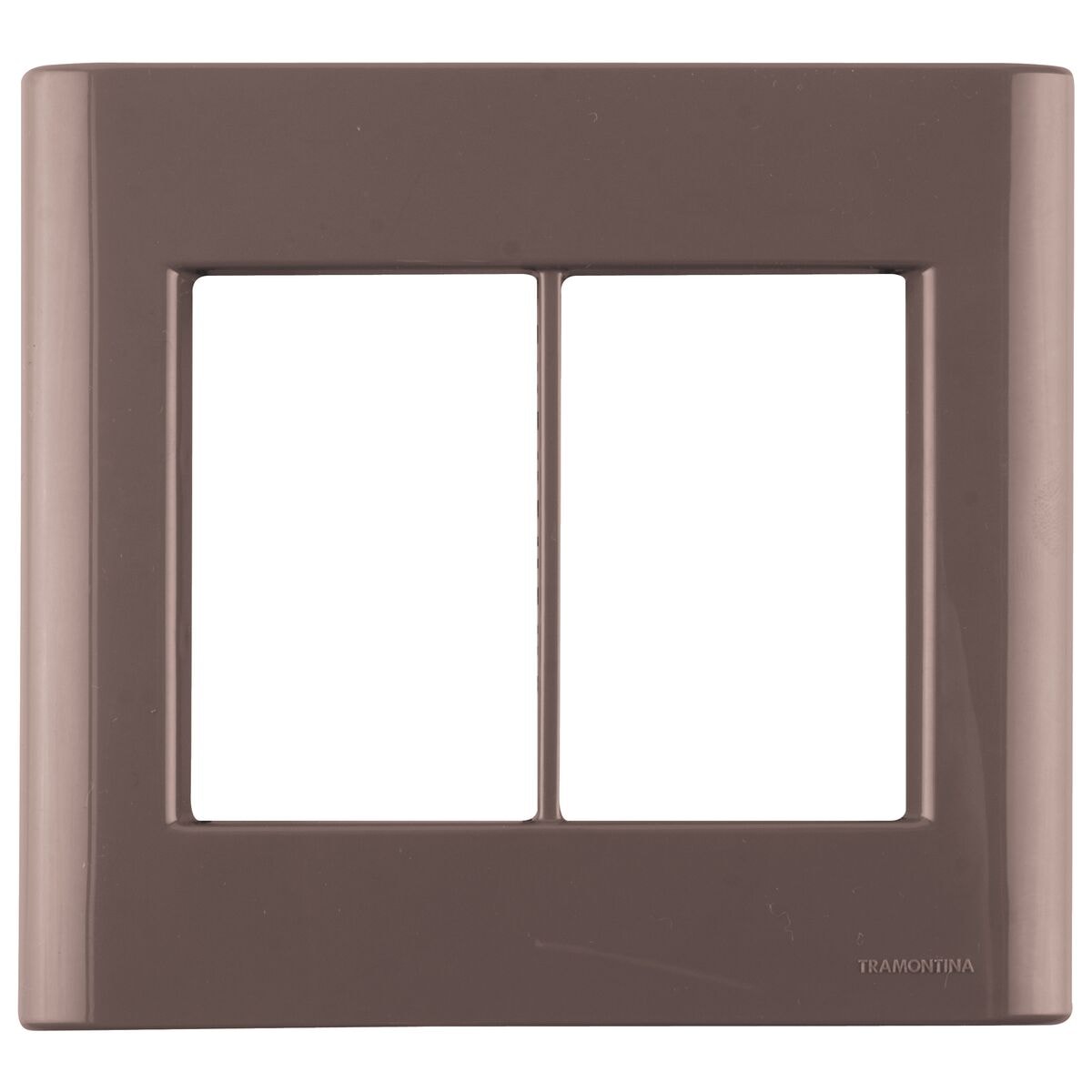 Placa 6 Postos 4x4 Tramontina Giz Café - 57200076