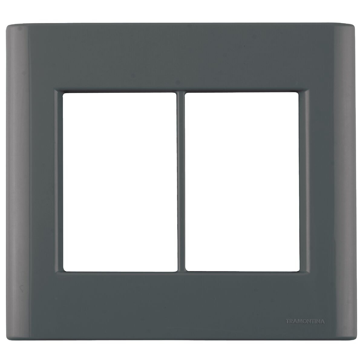 Placa 6 Postos 4x4 Tramontina Giz Grafite - 57200078