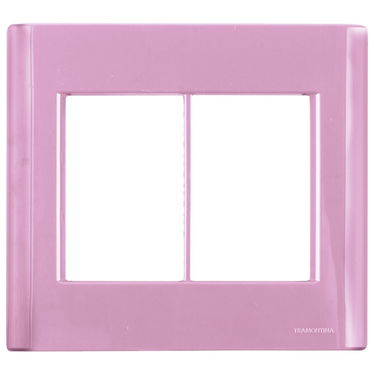 Placa 6 Postos 4x4 Tramontina Giz Rosa - 57200079