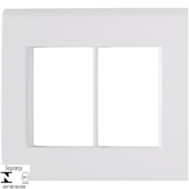 Placa 6 Postos 4x4 Tramontina Liz Branca
