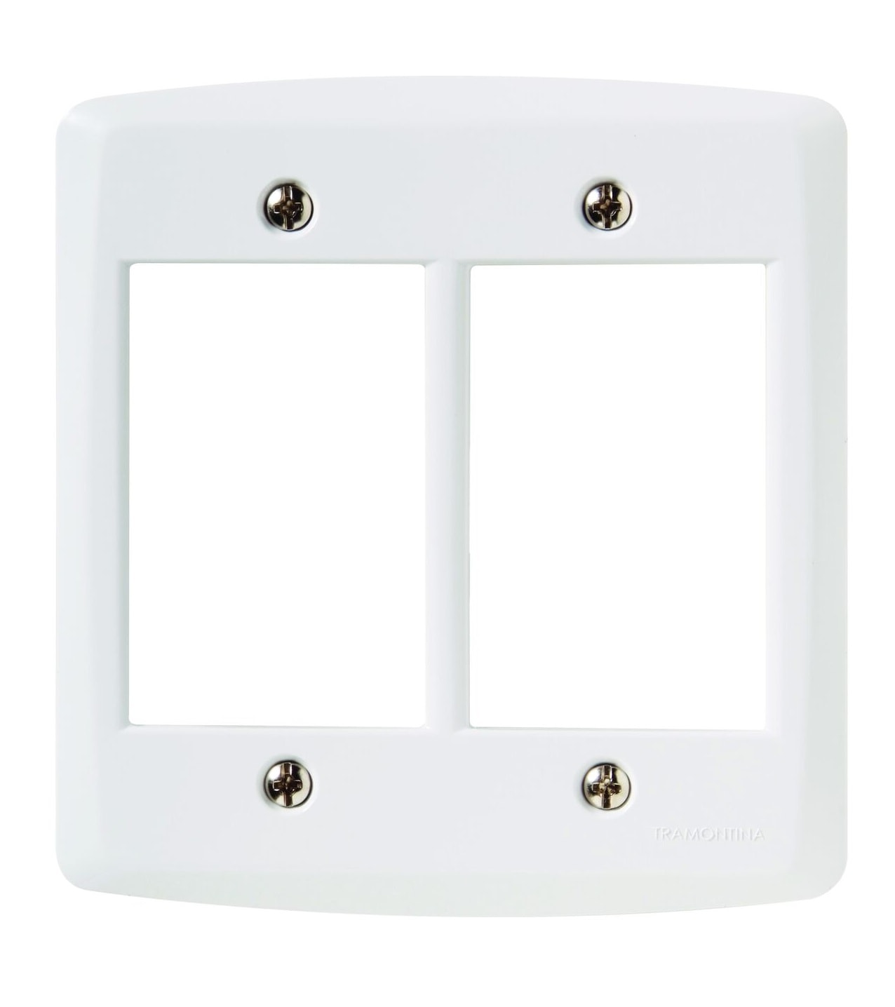 Placa 6 Postos 4x4 Tramontina Lux Branca - 57105031