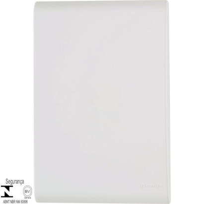 Placa Cega 4x2 Tramontina Liz Branca