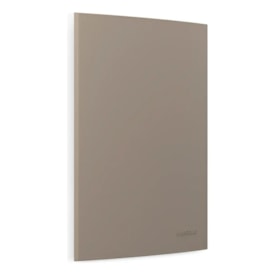Placa Cega com Suporte Margirius Sleek Argila - 22057