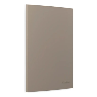 Placa Cega com Suporte Margirius Sleek Argila - 22057