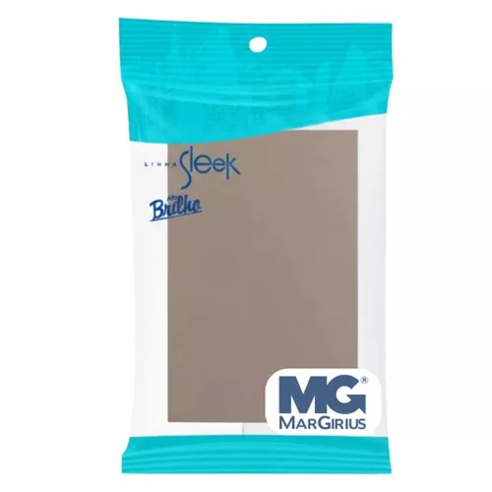 Placa Cega com Suporte Margirius Sleek Argila - 22057