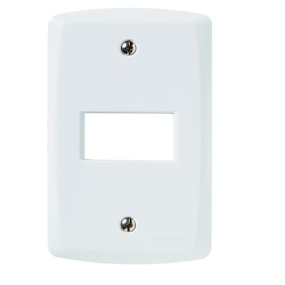 Placa Horizontal 1 Posto 4x2 Tramontina Lux Branca - 57105204