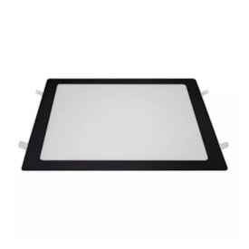 Plafon de Embutir Blumenau Quadrado 24W 6000K Preto - 80466001
