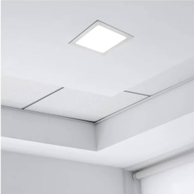 Plafon de Embutir Evoled LED Quadrado 18W 4000K Branco - LE-5108